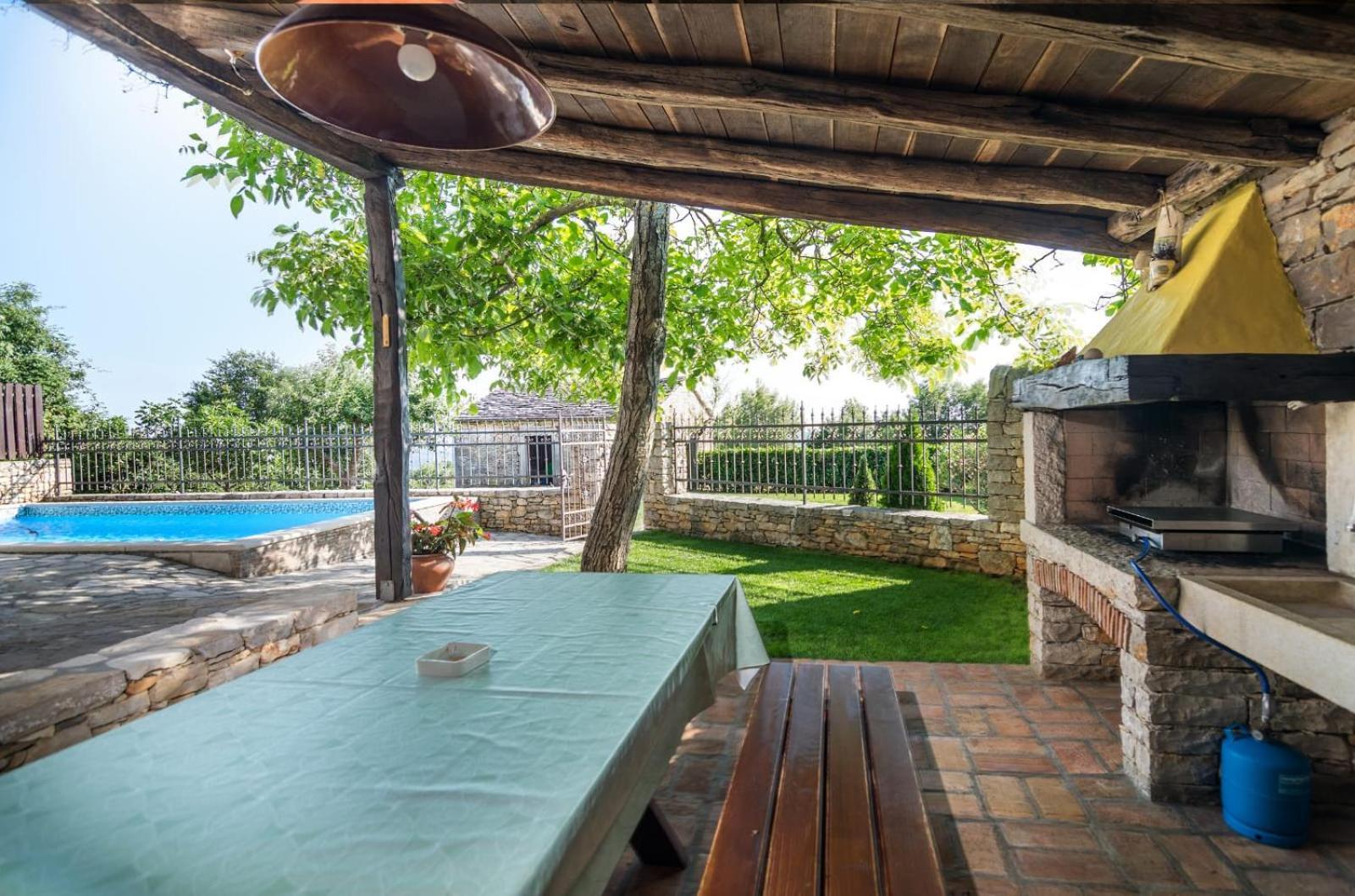 Rustic Villa Marija With Panoramic View In Zrenj Exterior photo